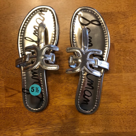 Sam Edelman Shoes - NWOT Gold Sam Edelman Sandals, Size 5.5